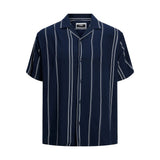 Jack Jones Blue Viscose Shortsleeve