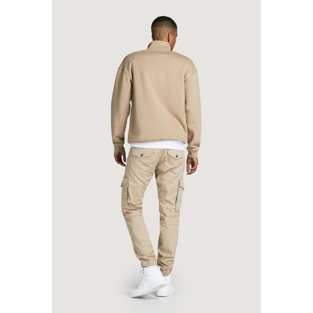 Jack Jones Beige Cotton Pant