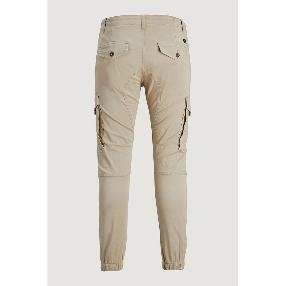 Jack Jones Beige Cotton Pant
