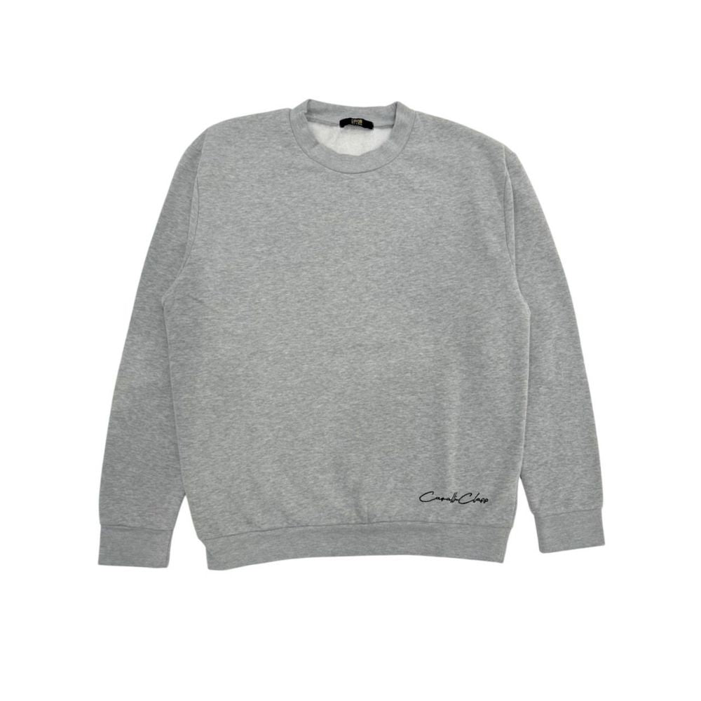 Cavalli Class Gray Polyester Women's Hoodie