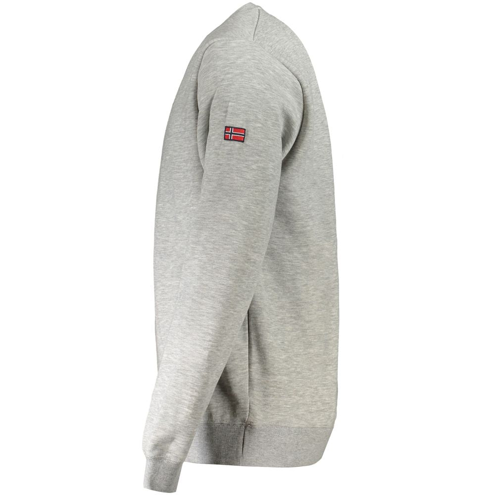 Norway 1963 Gray Cotton Men's Sweater