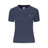 Tommy Hilfiger Blue Cotton Women T-Shirt