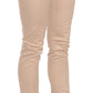 Just Cavalli Cream Low Waist Skinny Formal Trousers Pants