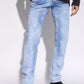 Dsquared² Light Blue Cotton Men Jeans