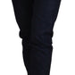 Just Cavalli Black Low Waist Slim Fit Women Casual Denim Jeans