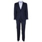 Made in Italy Blue Wool Men Suit