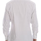 Moschino White Cotton Stretch Slim Fit Dress Shirt