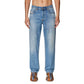 Diesel Light Blue Cotton Men's Regular-Fit Jean