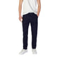 Hugo Boss Blue Cotton Skinny Pant