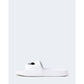 Adidas White Polyester Slipper