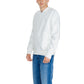 Calvin Klein Jeans White Recycled Cotton Sweatshirt