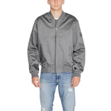 Calvin Klein Gray Organic Cotton Jackets & Coat