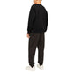 Jack Jones Black Cotton Sweatshirt