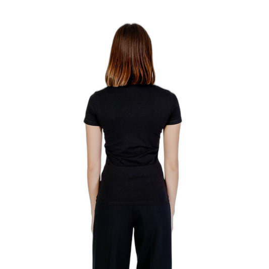 Guess Black Cotton T-Shirt