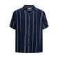 Jack Jones Blue Viscose Shortsleeve