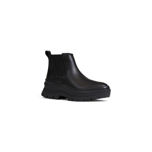 Timberland Black Leather Ankle