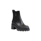 Tommy Hilfiger Jeans Black Leather Ankle