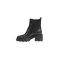 Tommy Hilfiger Jeans Black Leather Ankle