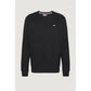 Tommy Hilfiger Jeans Black Cotton Sweatshirt