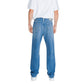Replay Blue Cotton Relaxed Fit Jean