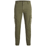 Jack Jones Green Cotton Skinny Pant