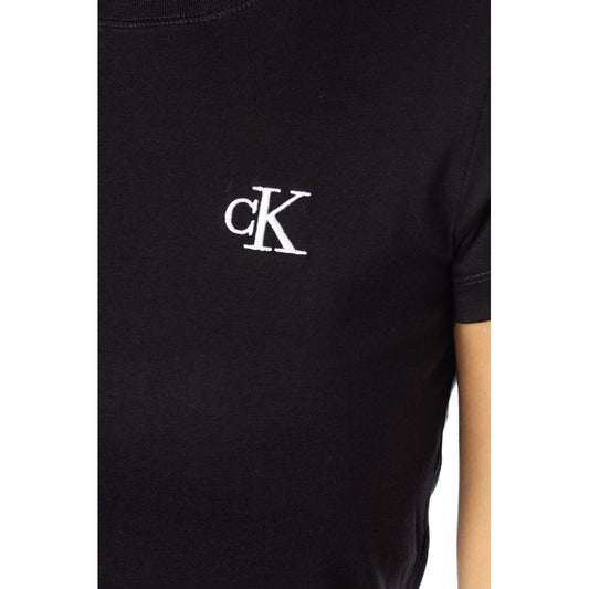 Calvin Klein Jeans Black Cotton T-Shirt