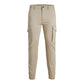 Jack Jones Beige Cotton Pant