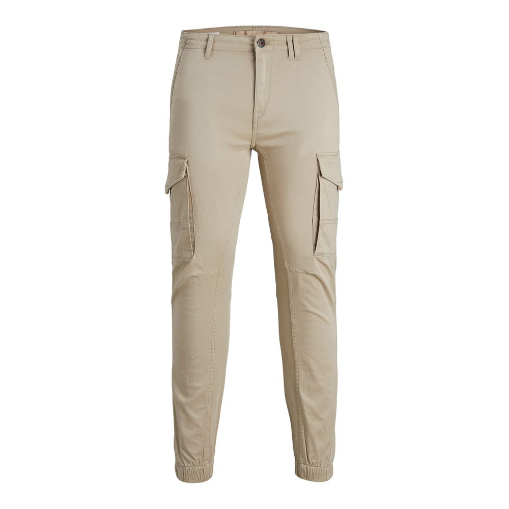 Jack Jones Beige Cotton Pant
