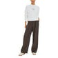 Calvin Klein Jeans White Recycled Cotton Sweatshirt