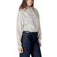 Calvin Klein Jeans Cream Cotton Hoody