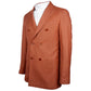 Made in Italy Brown Linen Blazer