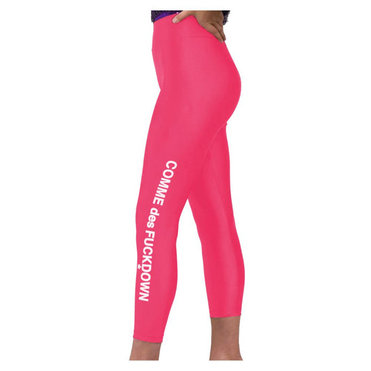 Comme Des Fuckdown Pink Nylon Jeans & Pant