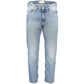 Calvin Klein Light Blue Cotton Men Jeans
