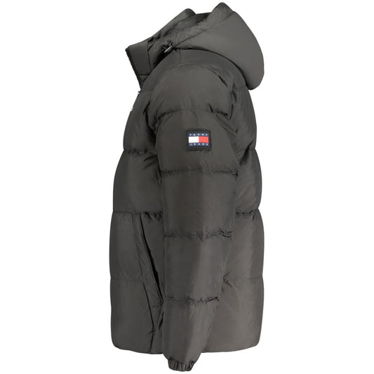 Tommy Hilfiger Black Recycled Polyester Men Jacket