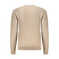 Hugo Boss Beige Cotton Men Sweater