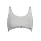 Tommy Hilfiger Gray Cotton Women Sports Bra