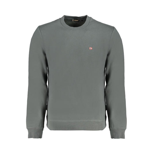 Napapijri Green Cotton Men Sweater