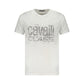 Cavalli Class White Cotton Men T-Shirt