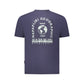 Napapijri Blue Cotton Men T-Shirt