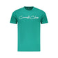 Cavalli Class Green Cotton Men T-Shirt