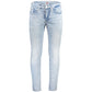 Tommy Hilfiger Blue Cotton Men's Tapered Jean
