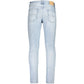 Tommy Hilfiger Blue Cotton Men's Tapered Jean
