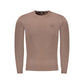 Cavalli Class Brown Viscose Men Sweater