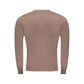 Cavalli Class Brown Viscose Men Sweater