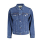 Calvin Klein Blue Cotton Men Jacket