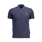 Napapijri Blue Cotton Men Polo Shirt