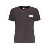 Tommy Hilfiger Black Cotton Women T-Shirt