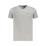 Napapijri Brown Cotton Men T-Shirt