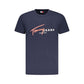 Tommy Hilfiger Blue Cotton Men T-Shirt