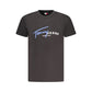 Tommy Hilfiger Black Cotton Men T-Shirt